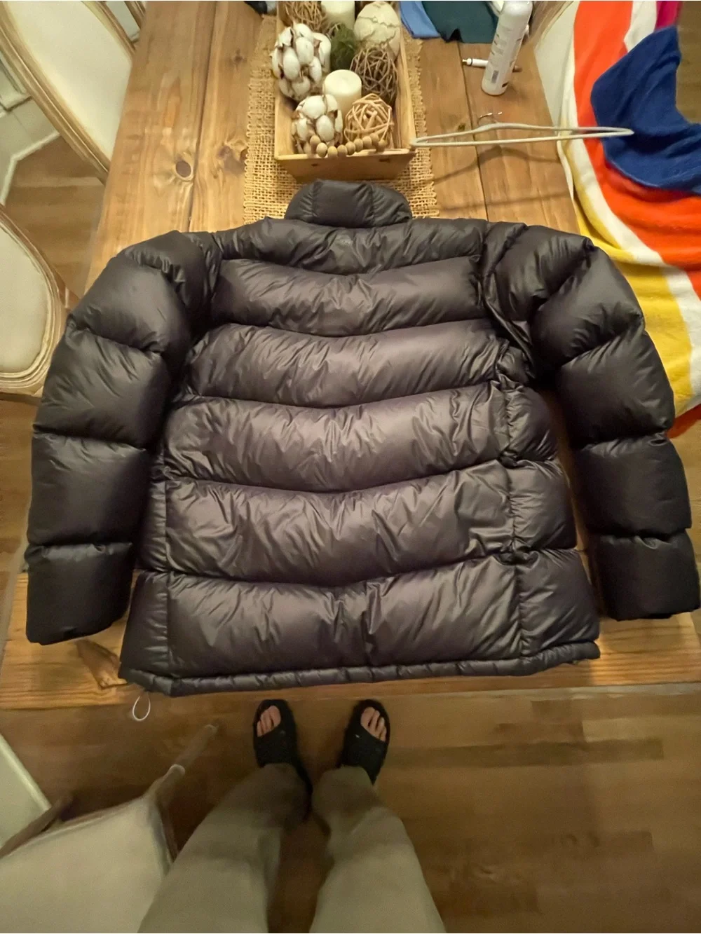 MOUNTAIN HARDWEAR Q-SHIELD 650 DOWN JACKET NWOT MENS XL BLACK THICK AWSOME - Picture 8 of 13